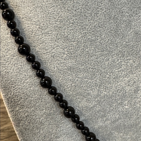 Jean Claude Black Beaded Necklace - Picture 5 of 8
